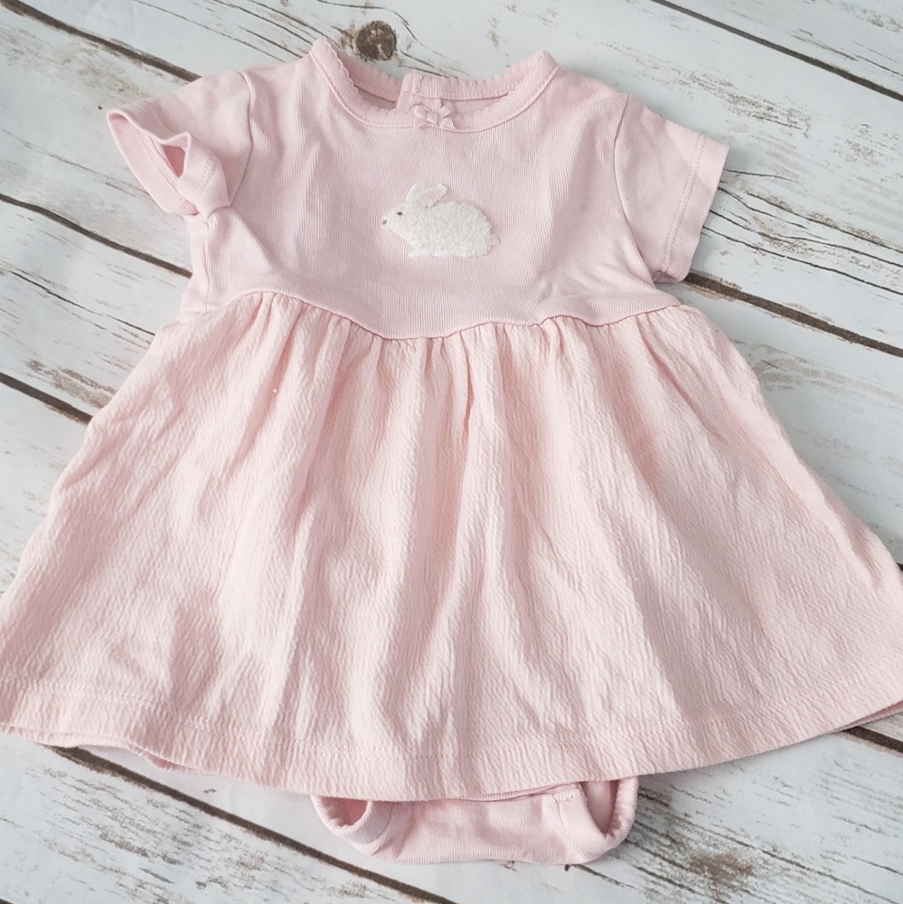 Peach color bunny dress